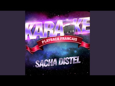 Ces Mots Stupides — Karaoké Avec Chant Témoin — Rendu Célèbre Par Sacha Distel