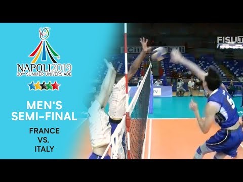 FRANCE vs. ITALY | Men's Semi-Final | FISU Summer Universiade - Napoli 2019