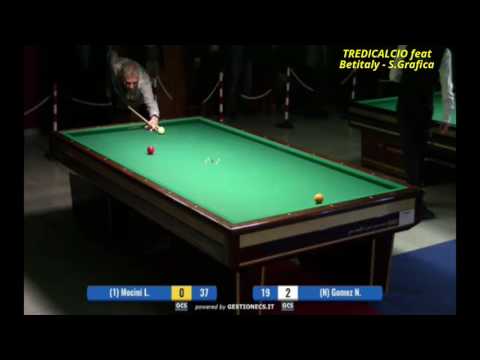 N.GOMEZ vs MOCINI - 5^PROVA BILIARDO BTP 2017 S.ANTONINO