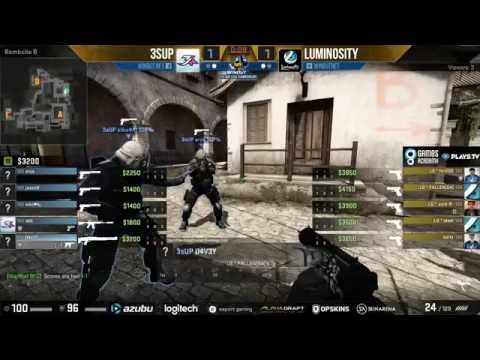 WinOut CS:GO Tournament - Luminosity vs. 3sUP (Mapa 3 - Inferno) - Narração PT-BR