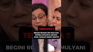 Download lagu Najwa Shihab asked Sri Mulyani about free lunch ⁉️ #najwashihab #srimulyani mp3