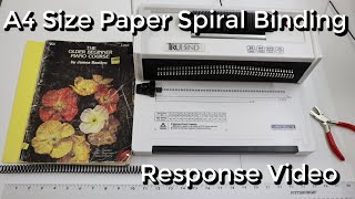 Coil Length For A4 Paper| Spiral Binding| TruBind Tb-S20A