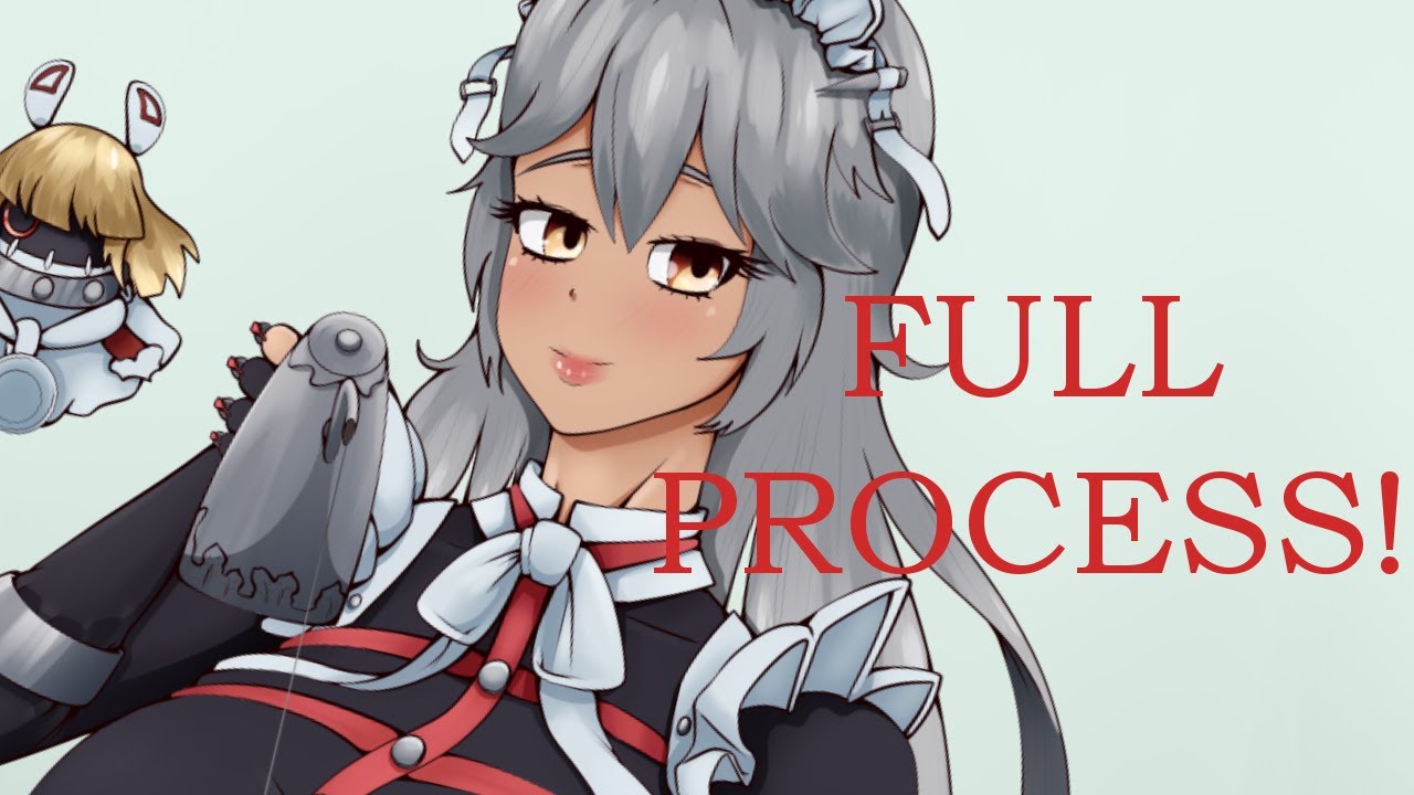 RINA FULL FANART PROCESS!!