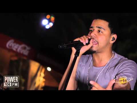 J.Cole performs 'Crooked Smile'  LIVE at POWER 106