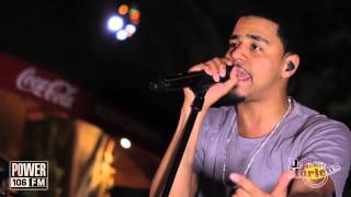 J.Cole performs &#39;Crooked Smile&#39;  LIVE at POWER 106