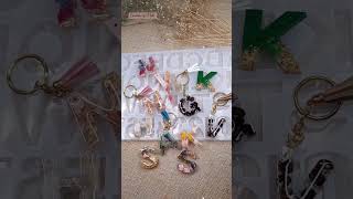 Resin keychains on order #shorts #youtubeshorts
