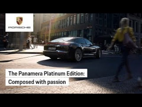The Panamera Platinum Edition: composed with passion