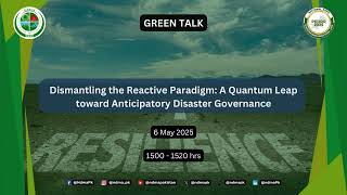 PEDRR 2025 Green Talk 3: Dismantling the Reactive Paradigm
