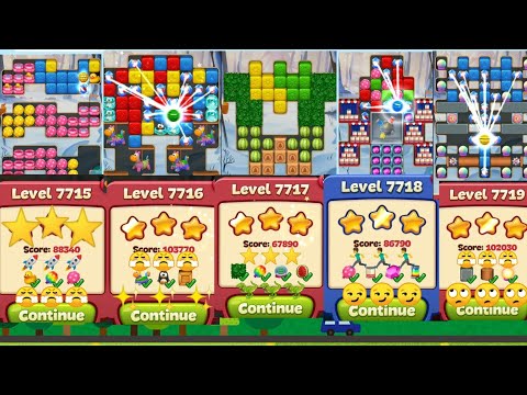 Toon blast level 7715 7716 7717 7718 7719  New levels so hard😤but don't worry✨🏃🏃