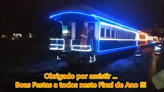 Brazil Railways - Rumo / A.B.P.F. - Christmas Train 2018 - Steam Locomotive Mallet 204