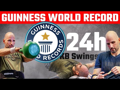 GUINNESS WORLD RECORD - 24h - 258'134kg - 9'450 Kettlebell Swings