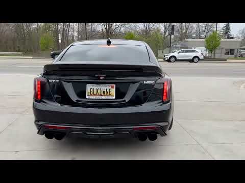 My Cadillac CT5V blackwing with corsa pro series mufflers 1st in the world!