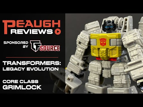 Video Review: Transformers: Legacy Evolution - Core Class GRIMLOCK