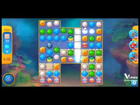 Fishdom. 9509 level no boosters and diamonds. 17 moves