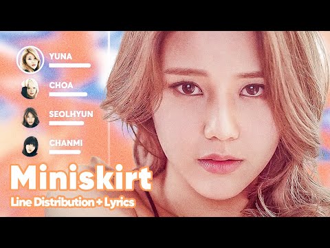 AOA - Miniskirt (Line Distribution + Lyrics Karaoke) PATREON REQUESTED
