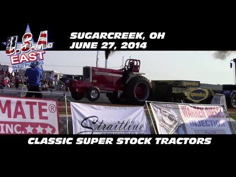 6/27/14 USA-East Sugarcreek, OH Classic Super Stock Tractors