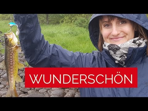 *MIT DER FRAU AUF FORELLENJAGD*- Angeln in den Flüssen Norwegens