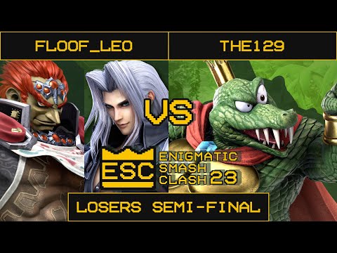 ESC 23 Smash Ultimate Losers Semi-Final - Floof_Leo (Ganondorf, Sephiroth) Vs. The129 (King K. Rool)