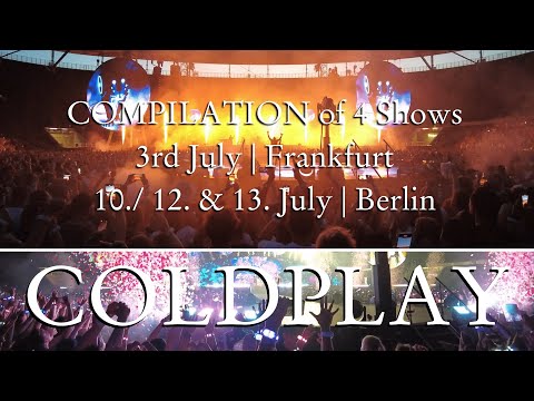 COLDPLAY Live Berlin & Frankfurt | Compilation | World Tour 2022