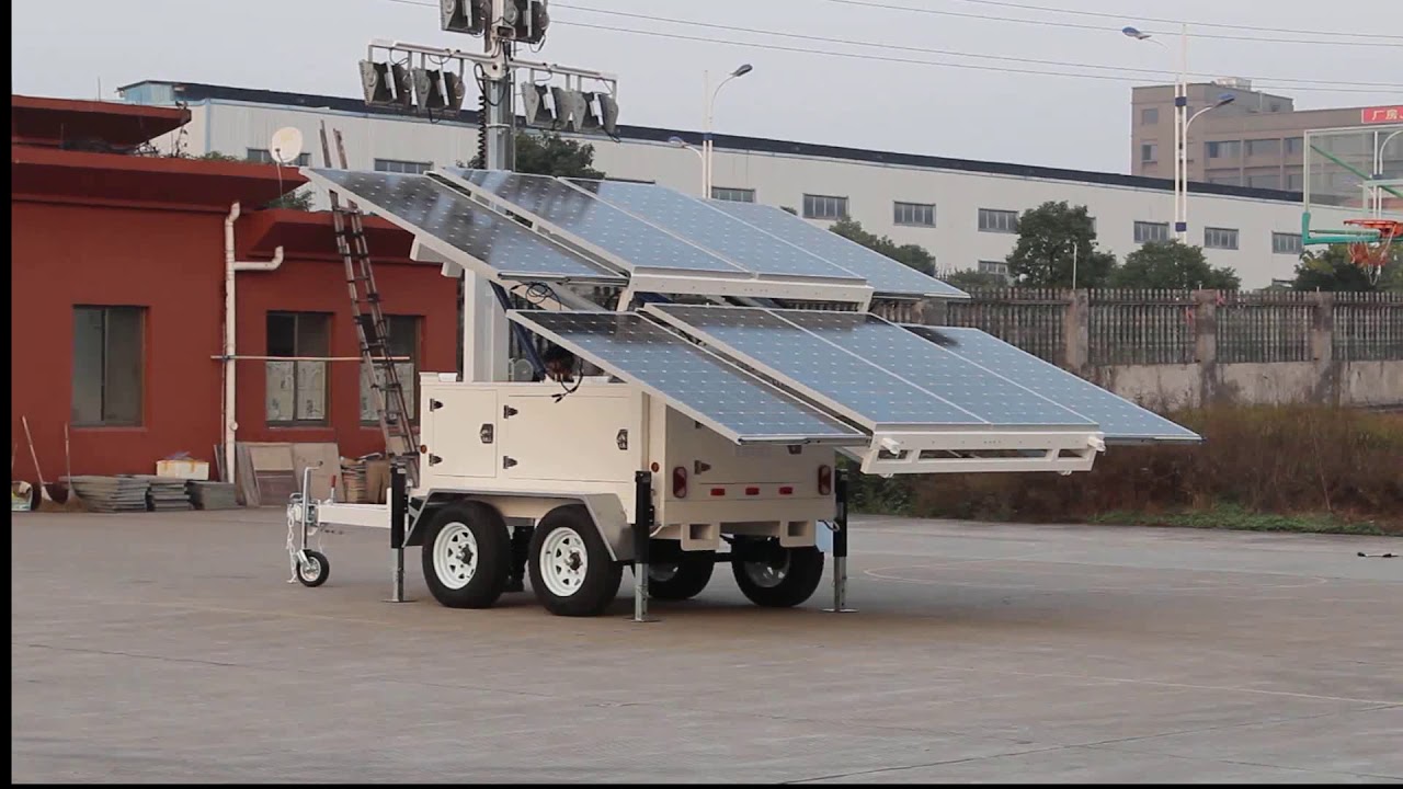 Mobile solar light tower-VTS2400A-L