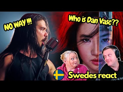 First time !! Swedes react to "I'll Make a Man Out of You" METAL COVER - Mulan ((Dan Vasc))