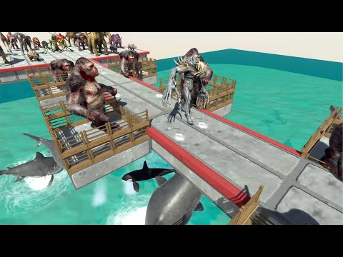 Which Units Can Cross The Bridge Guard By Goro The Giant? - Animal Revolt Battle Simulator