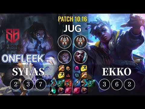 SB OnFleek Sylas vs Ekko Jungle - KR Patch 10.16