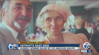 83-year-old woman killed in Detroit hit-and-run