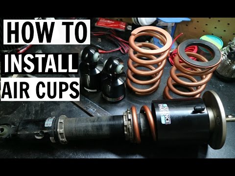 HOW TO INSTALL AIR CUPS | BC COILOVERS/STANCE PARTS