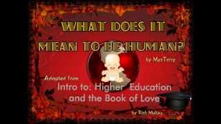 What Does it Mean to Be Human