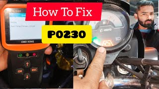 OBD Code p0230 Guide to Repair