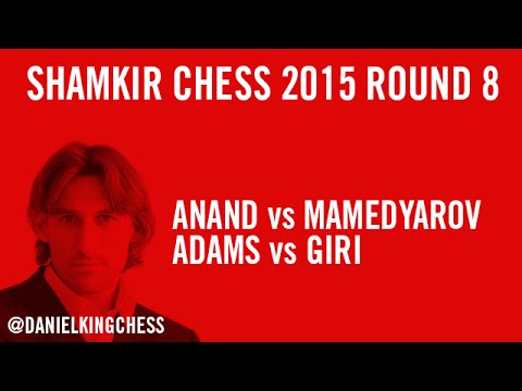 Shamkir Chess 2015 Round 8 Anand vs Mamedyarov