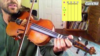 Arkansas Traveller - Fiddle Lesson - With new finger Illustrations!!!