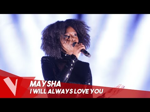 Whitney Houston – 'I will always love you' ● Maysha Capoul | Lives | The Voice Belgique Saison 10