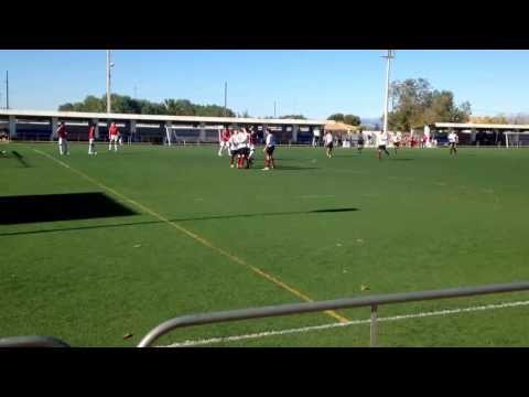 Segundo gol del Rayo SAB contra el Sporting Ribarroja. Es el 1-2