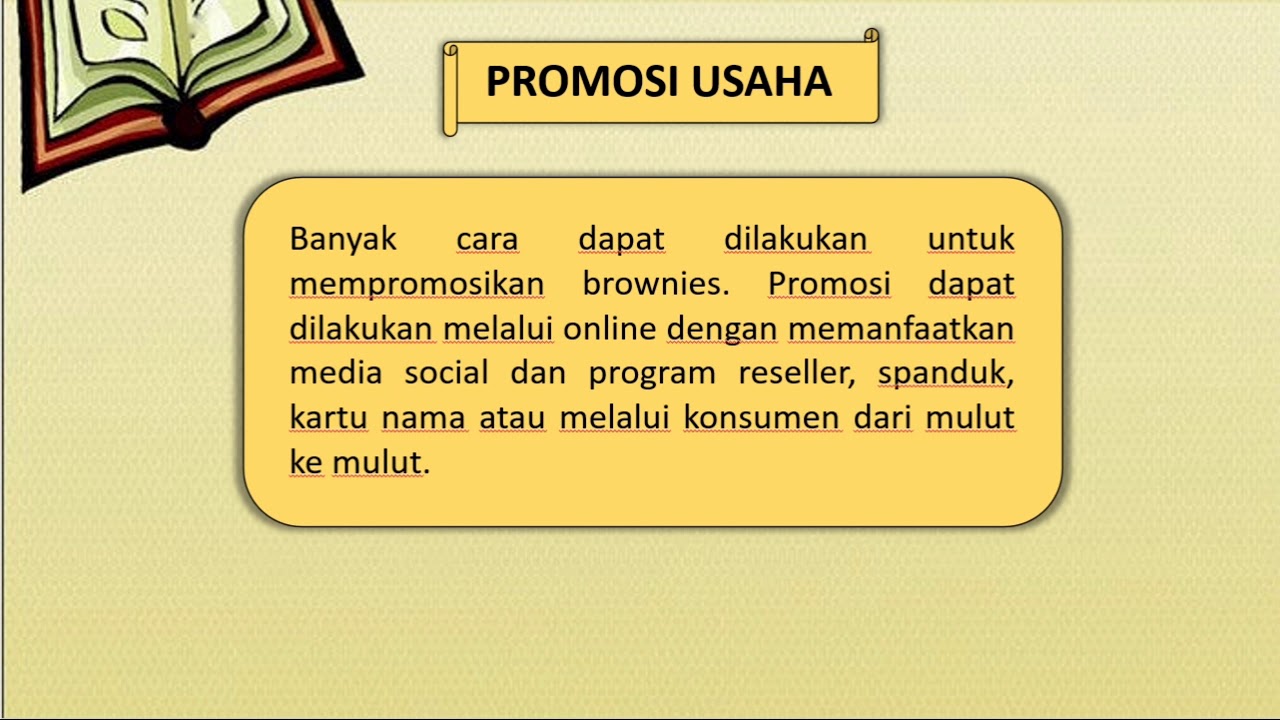 Proposal Usaha Cakey Brownies