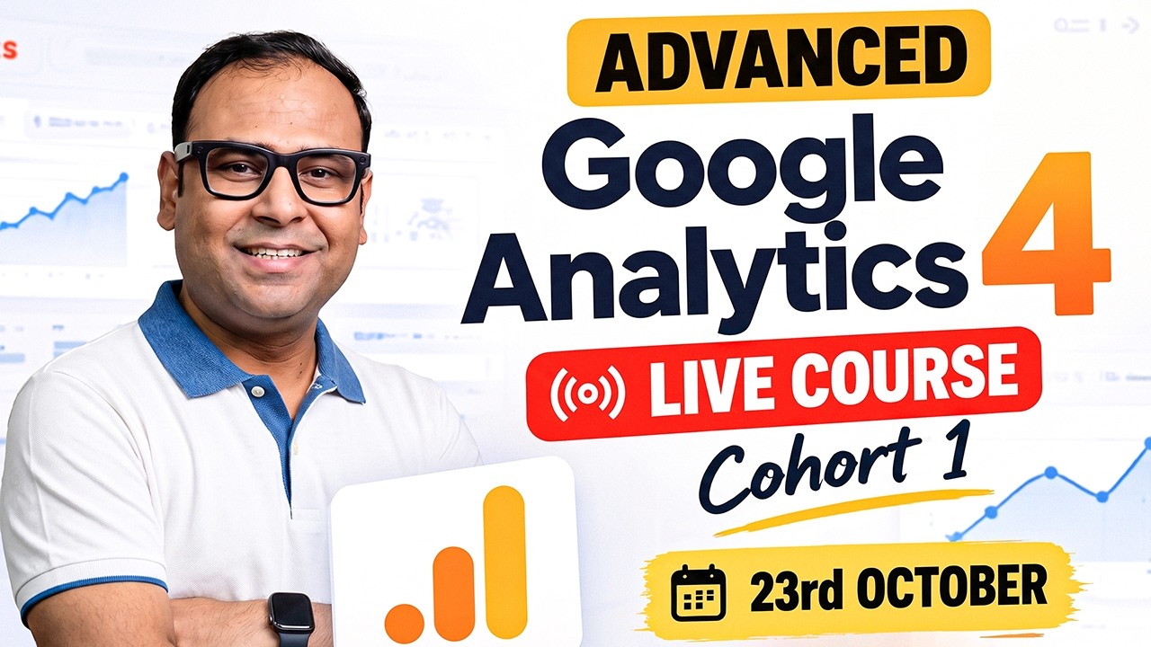 Launching Most Advanced GA4 Course (1st Cohort) -  Umar Tazkeer