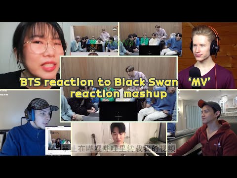 [BTS] BTS reaction to Black Swan ‘MV’ #BANGTAN_BOMB｜reaction mashup