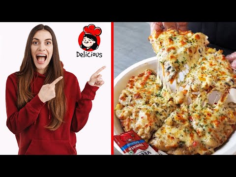 The Perfect Fusion: Pizza + Macaroni and Cheese = Sensational! 🍕· 🍝 · 🧀