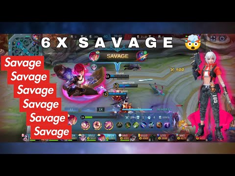 BEATRIX 6X SAVAGE! WORD RECORD 🤯 FULL GAMEPLAY | MOBILE LEGENDS