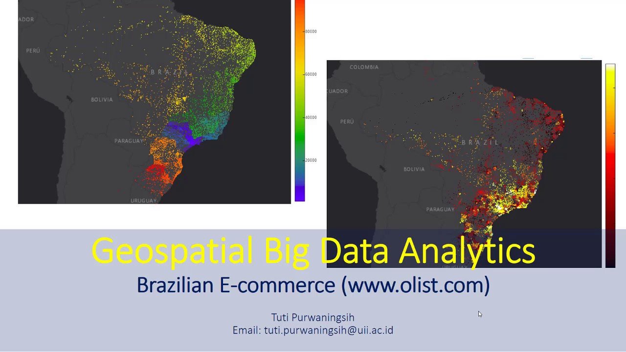 Geospatial Big Data Analytics  - an Introduction (E-Commerce Data)