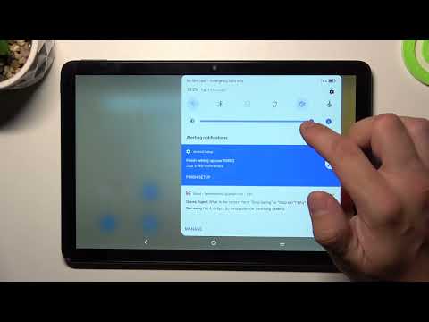How to Set Display Brightness in TCL Tab 10S