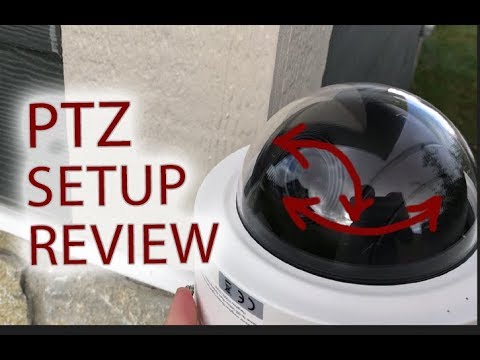 Ptz mini dome security camera setup and review
