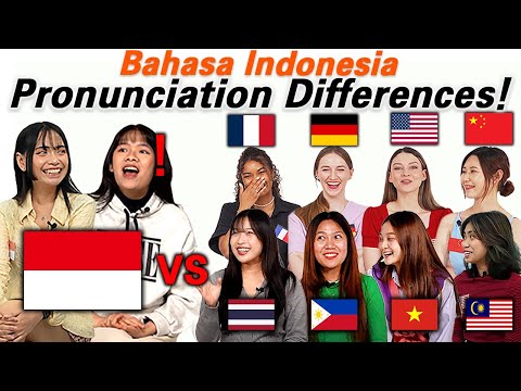 Word differences between 9 different countries!! Asia, Europe, USA Indonesian Compilation!