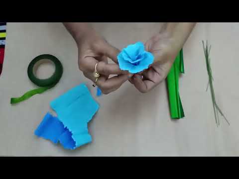 Easy Paper Flowers | Flower Making | Kamrun Handcraft