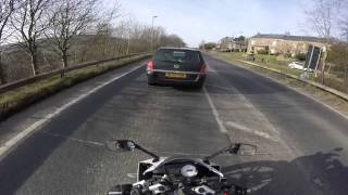 preview picture of video 'Yamaha YZF-R125 / Peak District [GoPro Hero Test]'