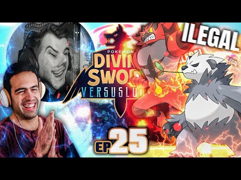 VS TEAM YELL con EQUIPOS ** ILEGALES ** antes del 7º GYM 😱 • POKéMON DIVINE SWORD VERSUSLOCKE • #25