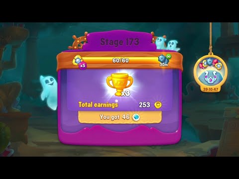 @Fishdom Win Strikes Atlantis Cup Stage 172 - Super Hard Stage 173, Got 30Min Bomb 💣
