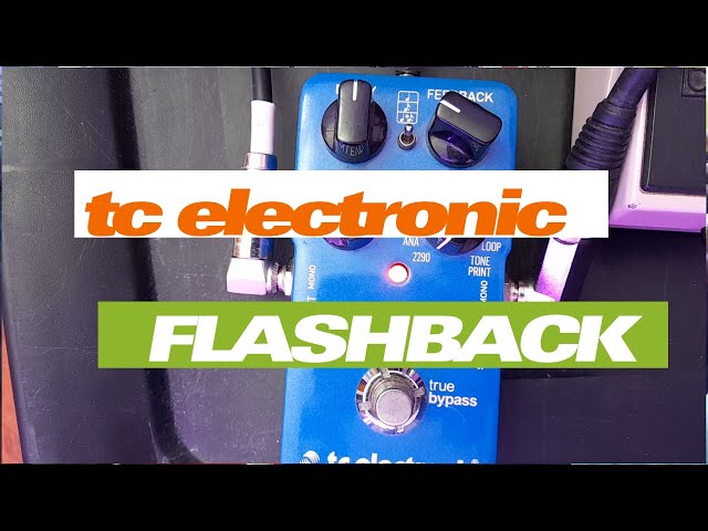 Vídeo relacionado con TC Electronic FLASHBACK 2 DELAY Pedal de retardo legendario con interruptor de pie MASH innovador, efecto de retardo de cristal y tecnología TonePrint incorporada