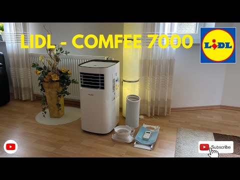 Mobile Klimaanlage LIDL - Comfee 7000 BTU Aufbau & Funktion und Bedienung / TEST #2 👍👍👍✅